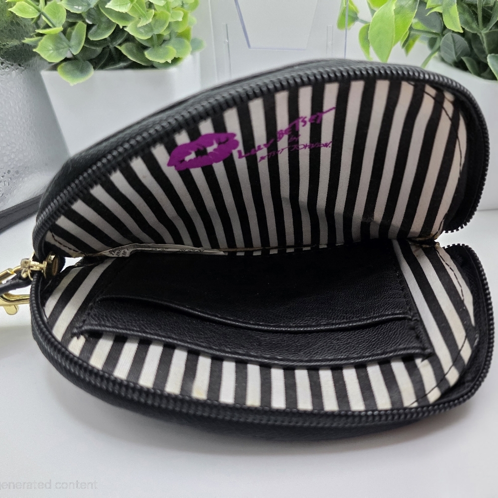 Betsey Johnson Black Cat Coin Purse - Picture 3 of 3